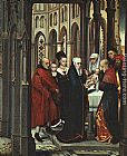 Hans Memling Canvas Paintings - The Presentation in the Temple